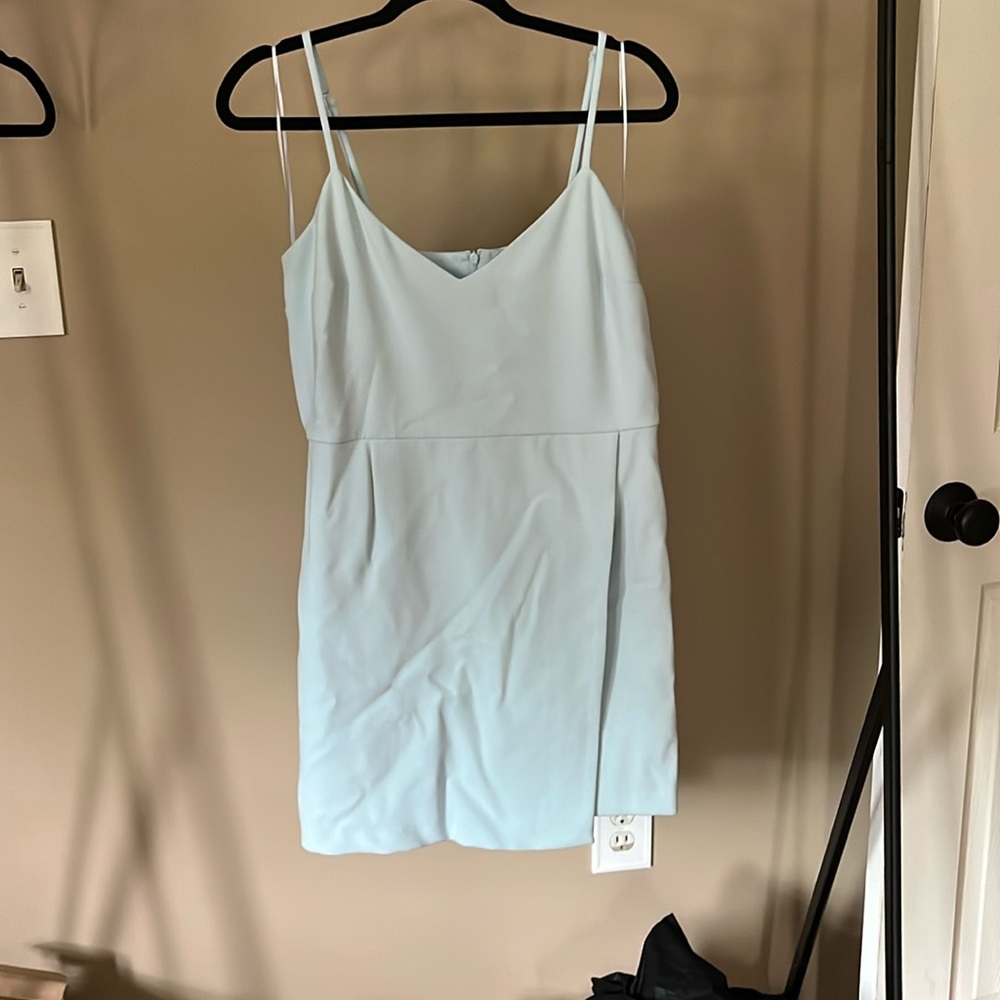 Light blue mini dress